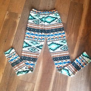 Aztec tribal leggings
